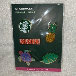 Starbucks Hawaiian Enamel Pins